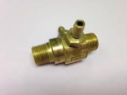 2.3 DS Injector Brass 5-8 GPM 3/8" MPT Fixed, Dual Port 1/4" Barb