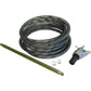 Sand Blast Kit with hose for graffiti removal.  This may also remove paint from metal surfaces.